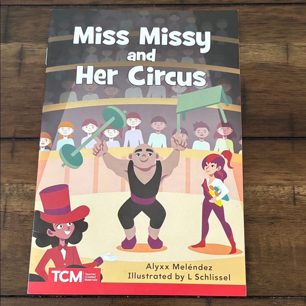 TC Miss Missy and Her Circus Book - Red and Purple Cover